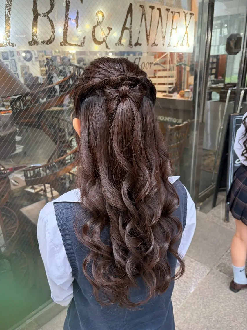 ヘアアレンジ ヘアセット ミホ/ 元町中華街のヘアスタイル