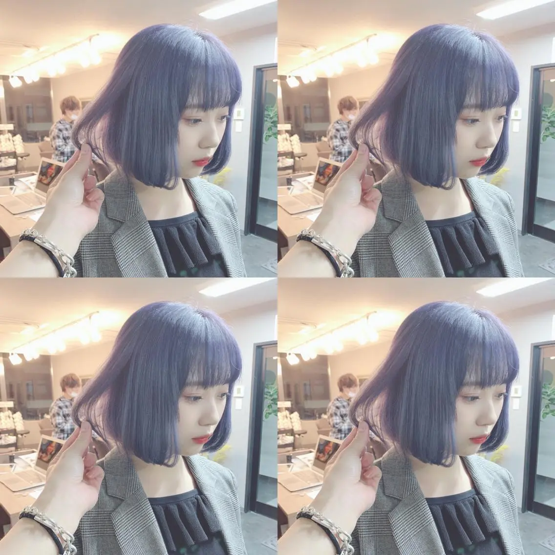 ミディアム ヘアカラー Selene hair OSAKAのヘアスタイル