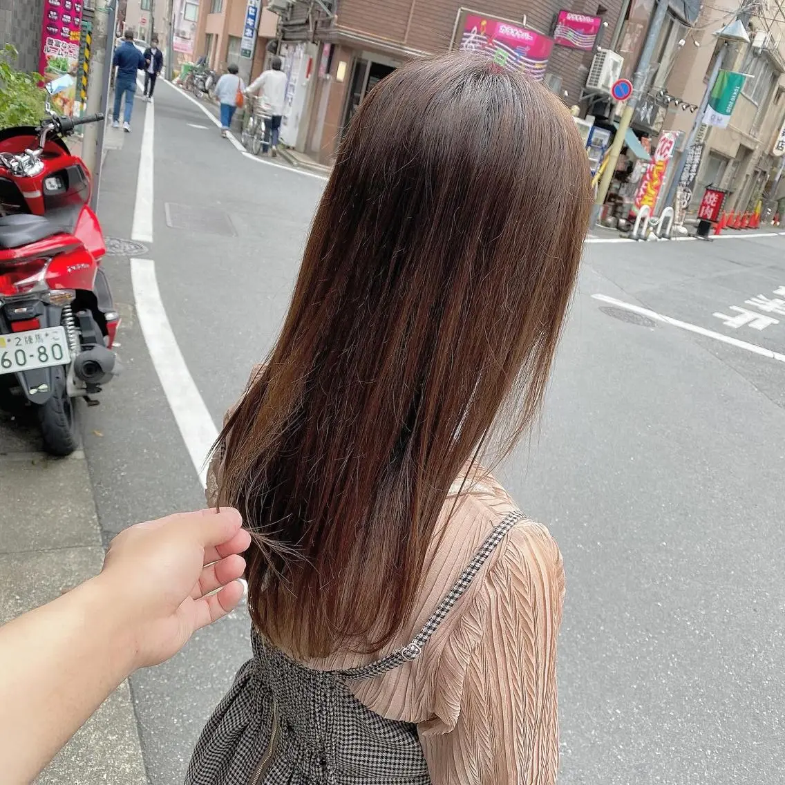 ミディアム 髪質改善 髪質改善特化 安東駿介のヘアスタイル