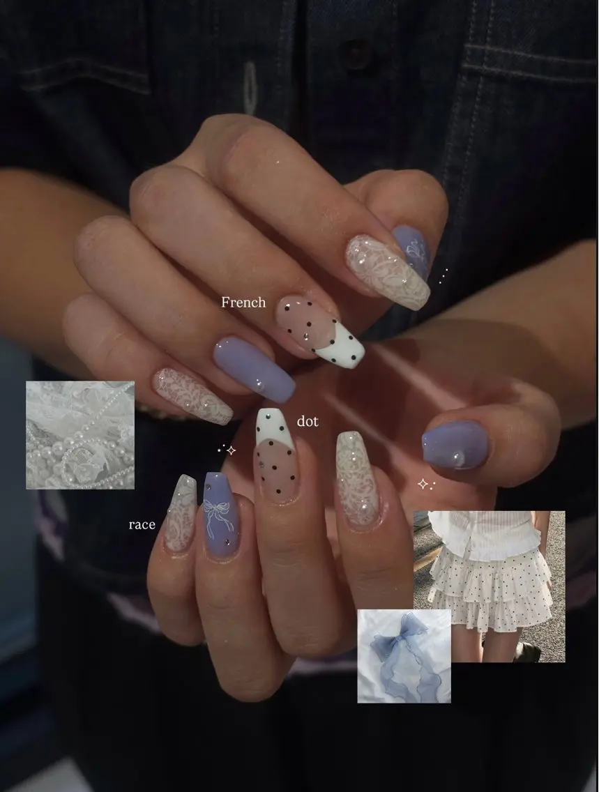 ネイル ハンドネイル CLALA Tokiho 🖤:のネイルデザイン