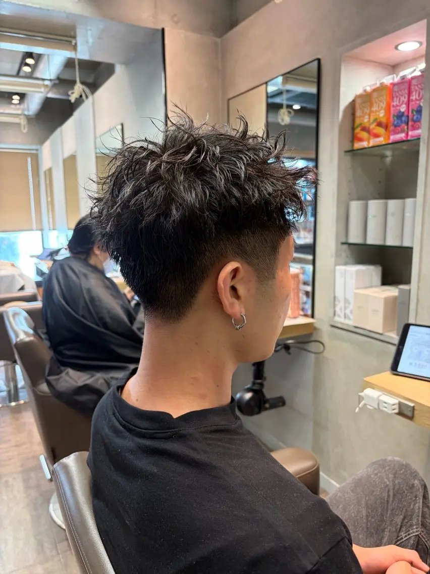 メンズ カット パーマ メンズカット パーマ飯野友喜のヘアスタイル