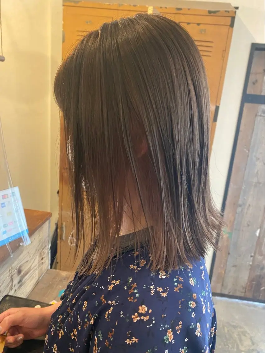 ミディアム 森本 輝星のヘアスタイル