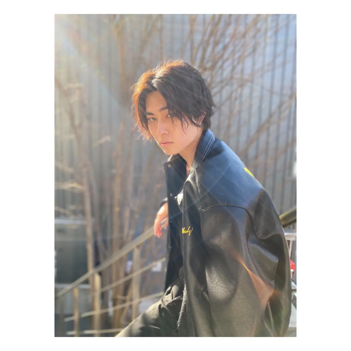 ミディアム パーマ メンズ 菊池大一 溝の口パーマのヘアスタイル