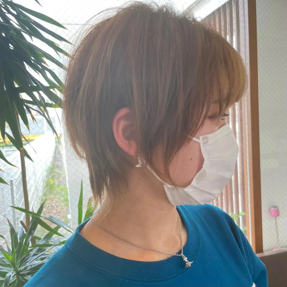 ショート カラー パーマ ブリーチ ケアブリーチ ダブルカラー ハイライトカラー ハイライト メンズパーマ/名古屋 /池下/KAKKYのヘアスタイル
