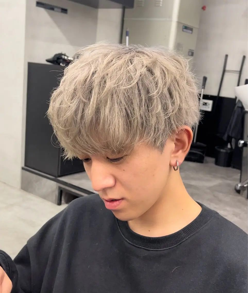 ショート カット パーマ 【再現性120%】 🔥龍也リュウヤ🔥のヘアスタイル