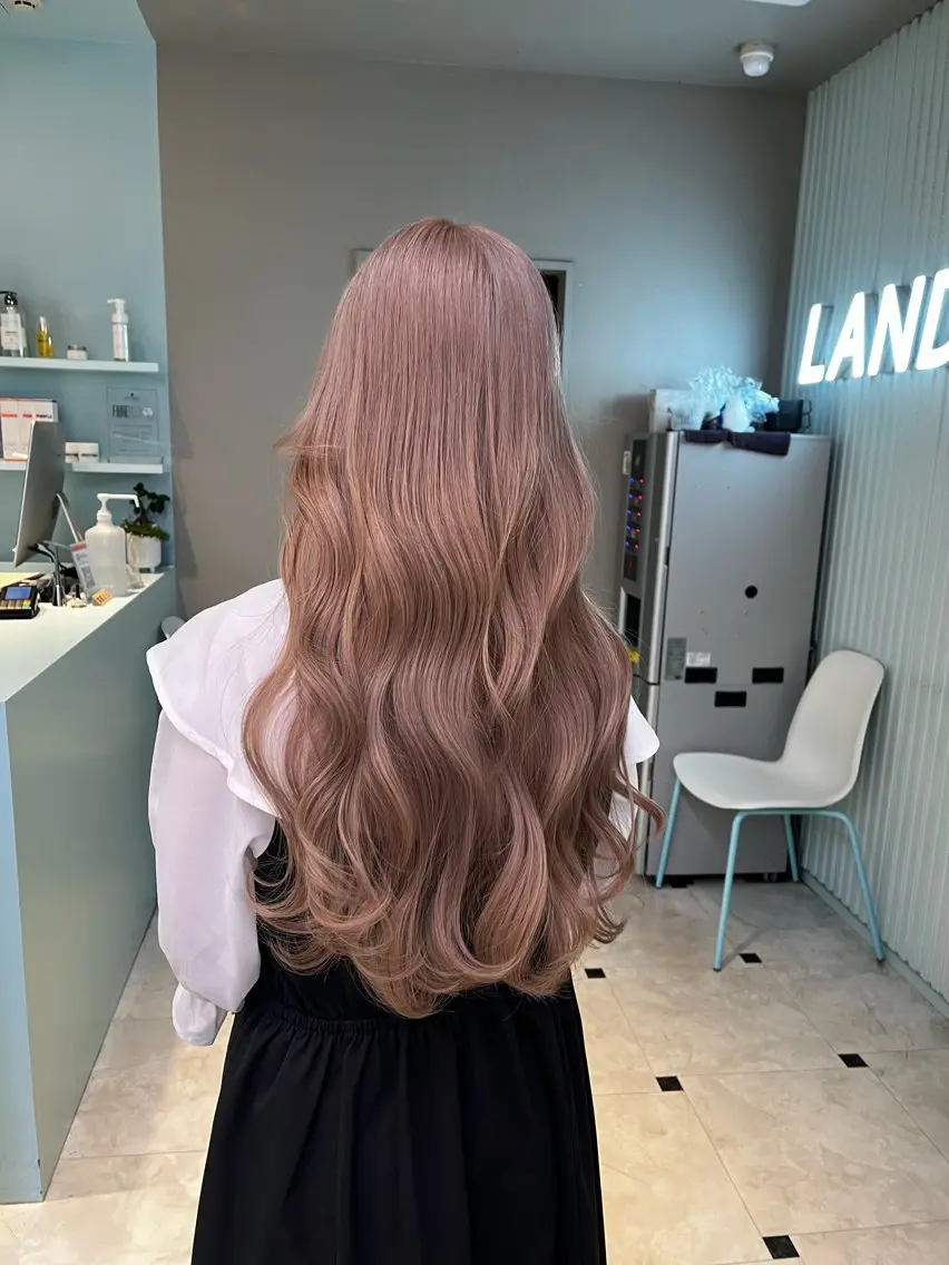 ロング カラー ヘアカラー トリートメント ブリーチカラー 🩵MIZUKIのヘアスタイル