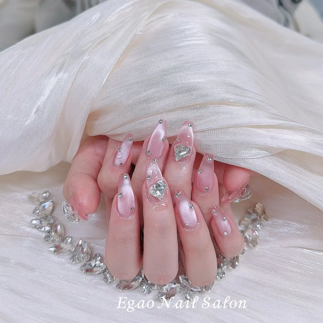 ネイル フットネイル ジェルネイル 韓国ネイル マグネットネイル メンズネイル ハンドネイル EGAO NAIL 錦糸町店のネイルデザイン