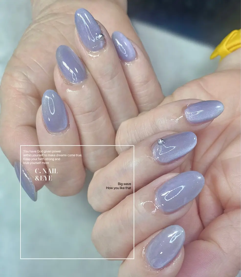 ネイル フットネイル フレンチネイル 氷ネイル・うるうるネイル マグネットネイル ミラーネイル C.Nail &Eyeのネイルデザイン