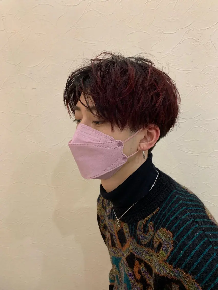 カラー メンズ [渋谷美容師] 玲弥のヘアスタイル