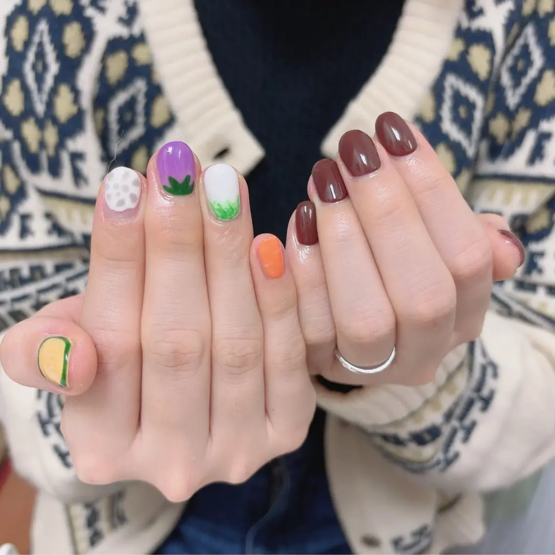 ネイル mano nella manoのネイルデザイン