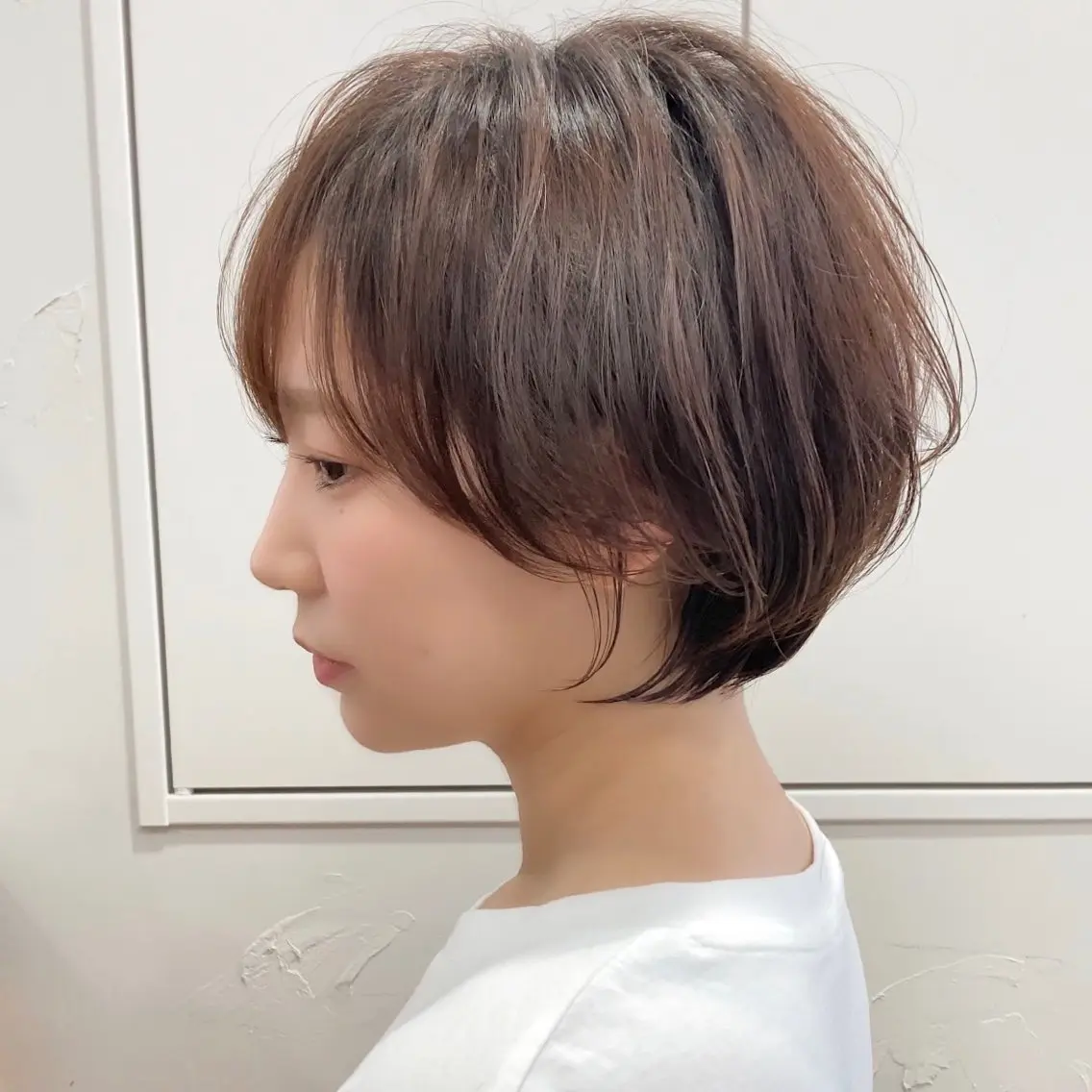 ショート ショートボブ ボブ ショートヘア 横尾 歩のヘアスタイル