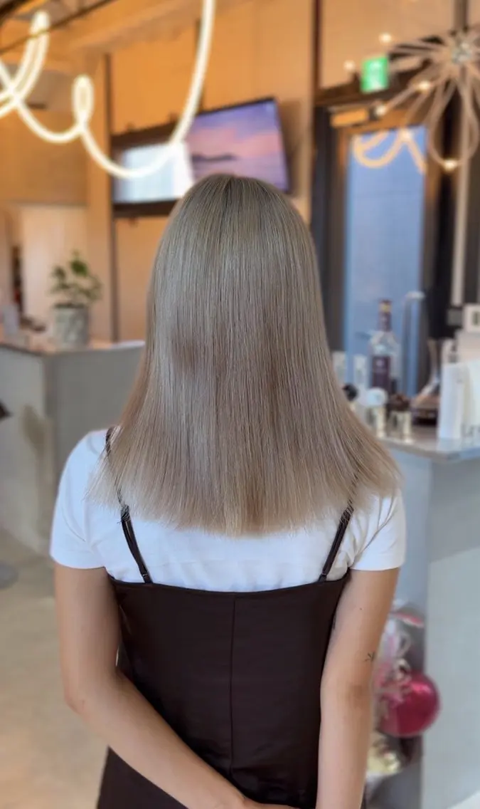 ロング ヘアカラー トリートメント 山下 聖愛羅のヘアスタイル