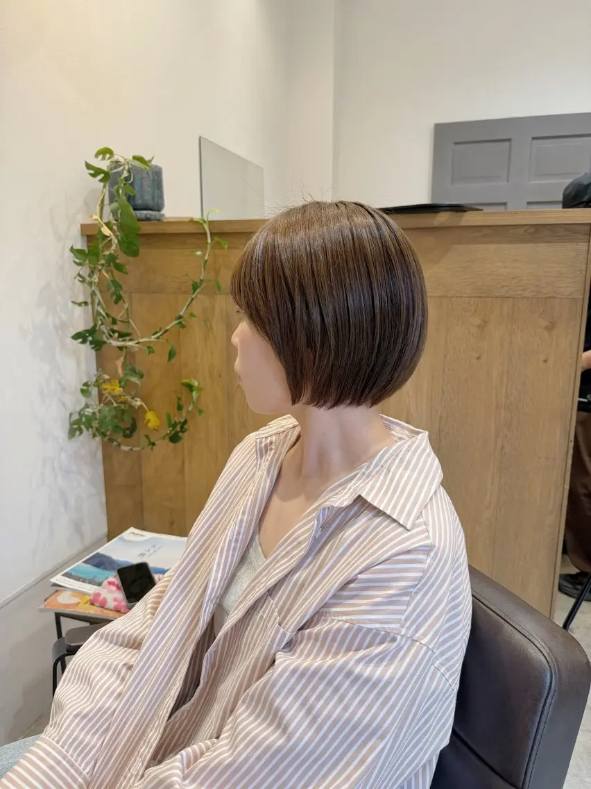 ショート ショートボブ ボブ ショートヘア 福原 優介のヘアスタイル