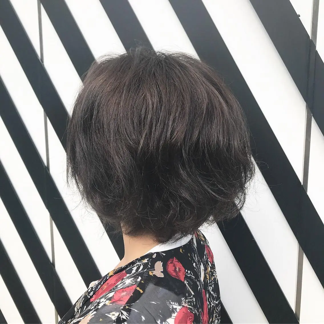 ショート パーマ 木川 愛子のヘアスタイル