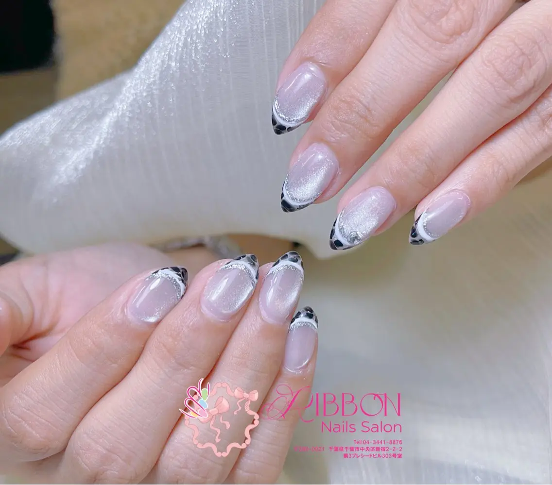 ネイル チークネイル フットネイル フレンチネイル グラデーション 韓国ネイル ハンドネイル Ribbonnail salonのネイルデザイン