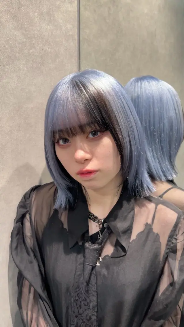 ショート ふかじ/複雑履歴修正 縮毛矯正ブリーチのヘアスタイル