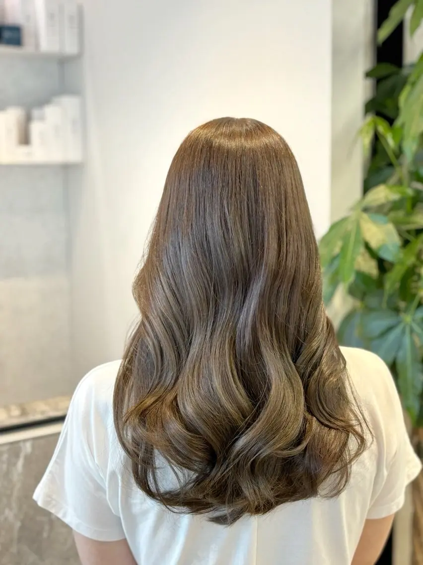セミロング み くのヘアスタイル
