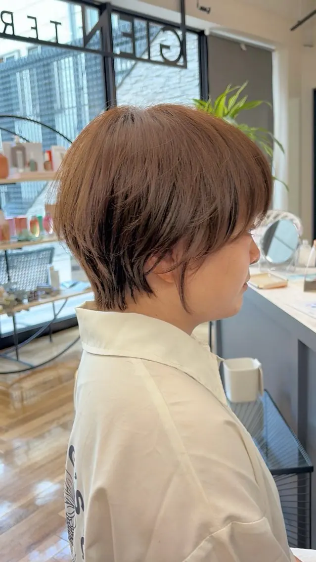 ショート 久保 佳乃のヘアスタイル