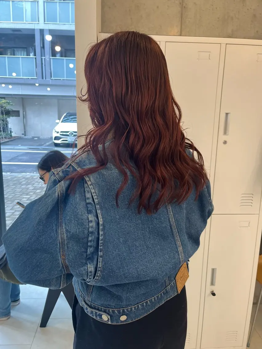 セミロング カラー カット ヘアカラー eri kinjoのヘアスタイル