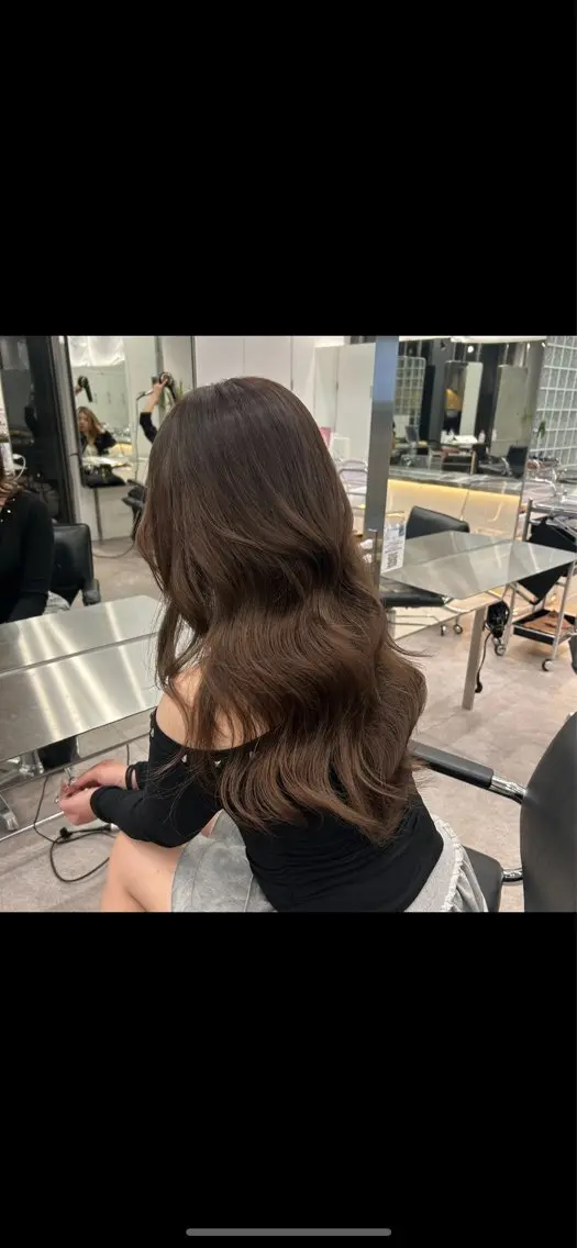 セミロング 🖤艶カラー/ rino🖤のヘアスタイル