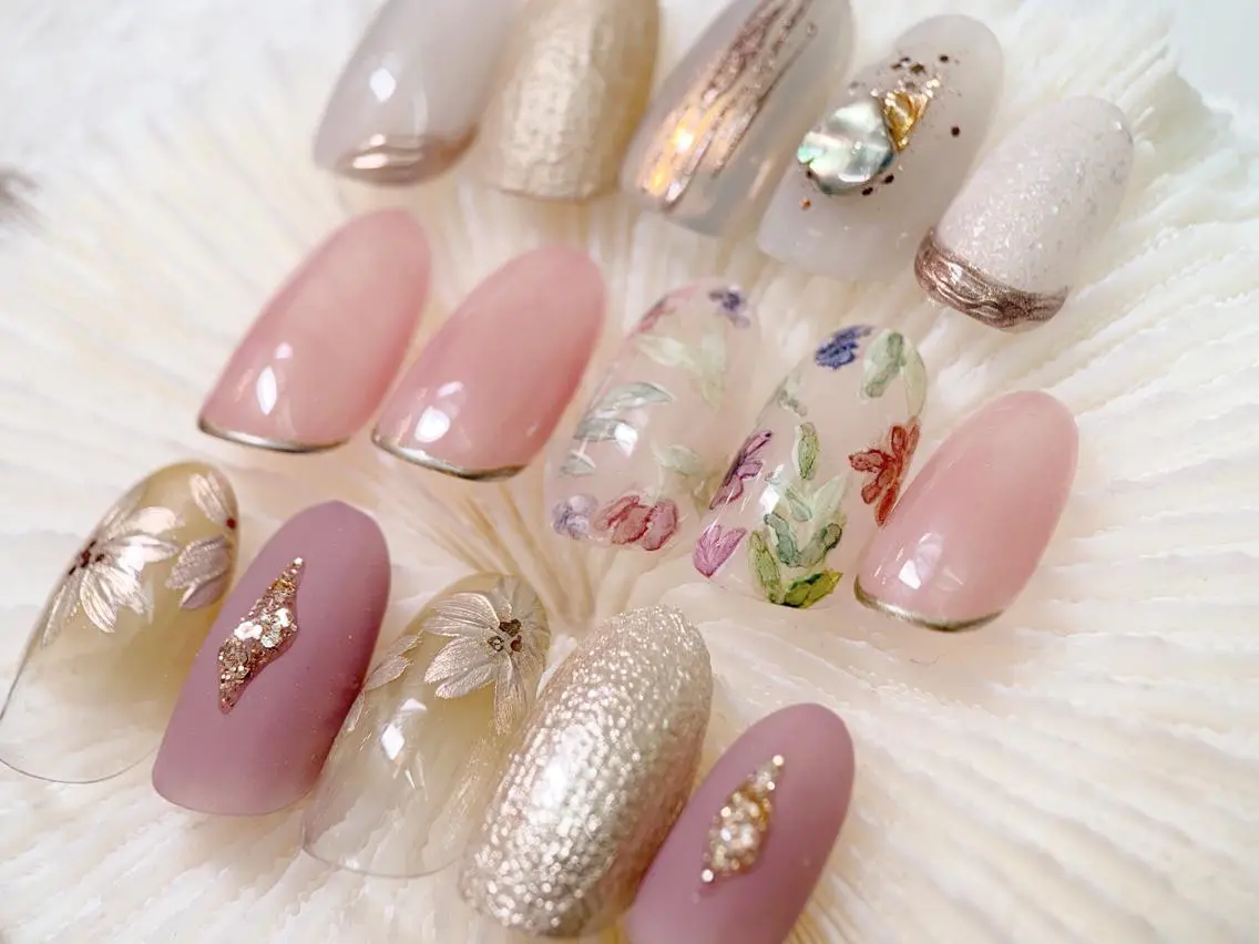 ネイル ハンドネイル nailart ecritのネイルデザイン