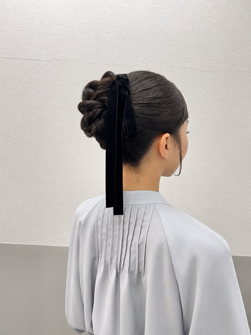 ロング ヘアアレンジ ヘアセット 薄田 珠美のヘアスタイル