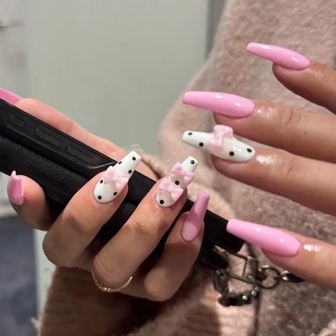 ネイル リボン ハンドネイル IROHA NAIL 北村菜帆のネイルデザイン
