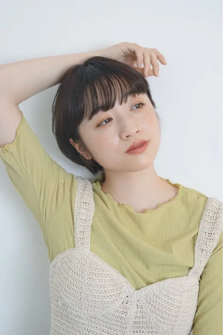 ショート カラー ヘアアレンジ カット 無料カットモデル‪✨ ✂️Nanami🌷のヘアスタイル
