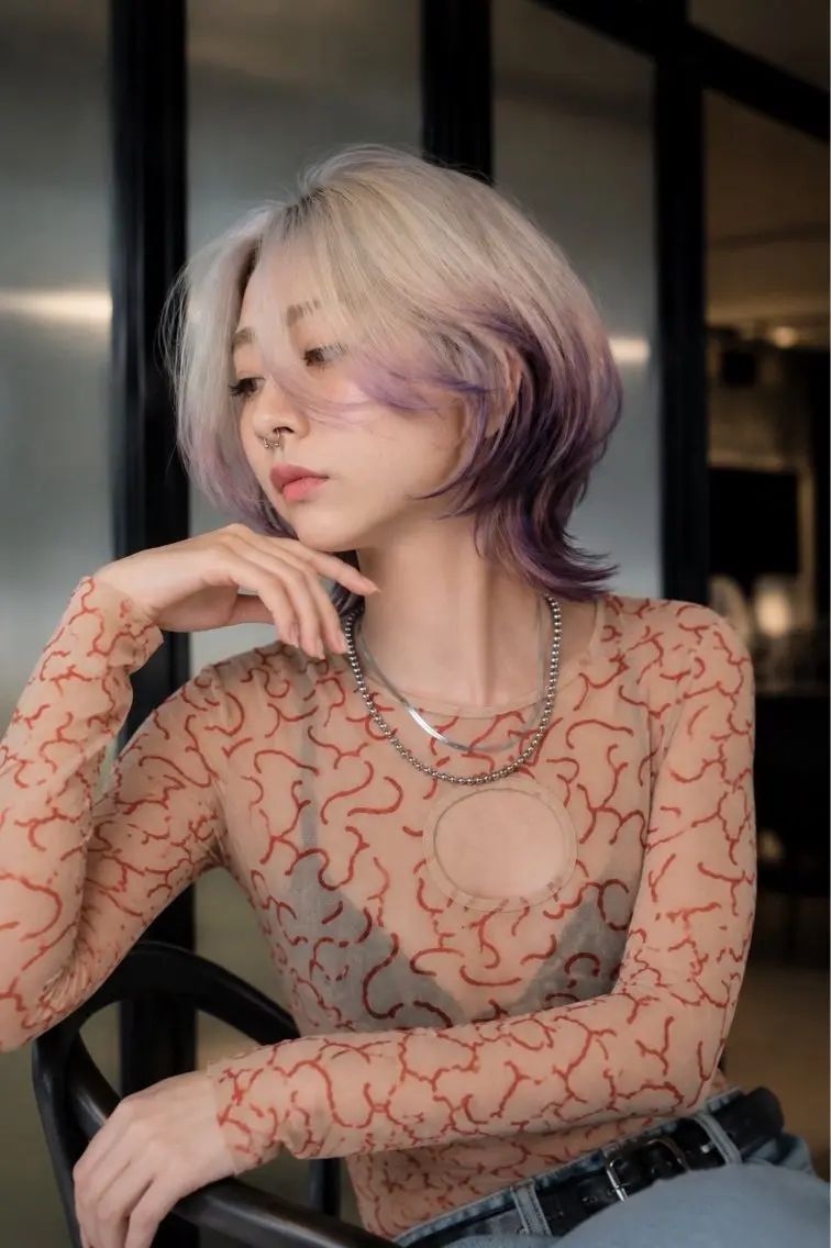 ミディアム カラー Nana/ 透明感艶カラー💖のヘアスタイル