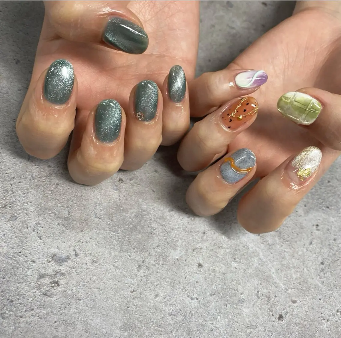 ネイル アートネイル ハンドネイル nailst MIKUのネイルデザイン