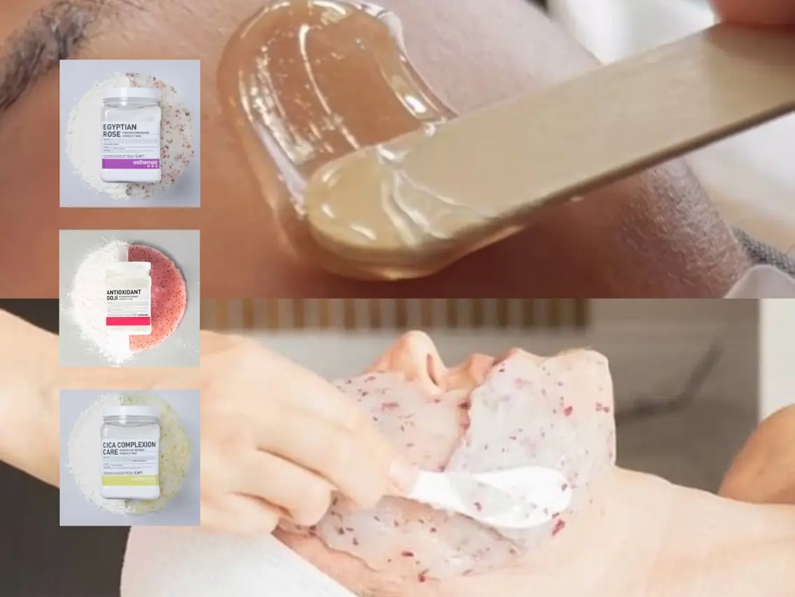 【ミニモ限定価格】全顔ワックス  『潤艶WAX®』にぷるぷるマスク付き💖施術直後から艶肌へ🎀産毛/毛穴/くすみに◎の写真