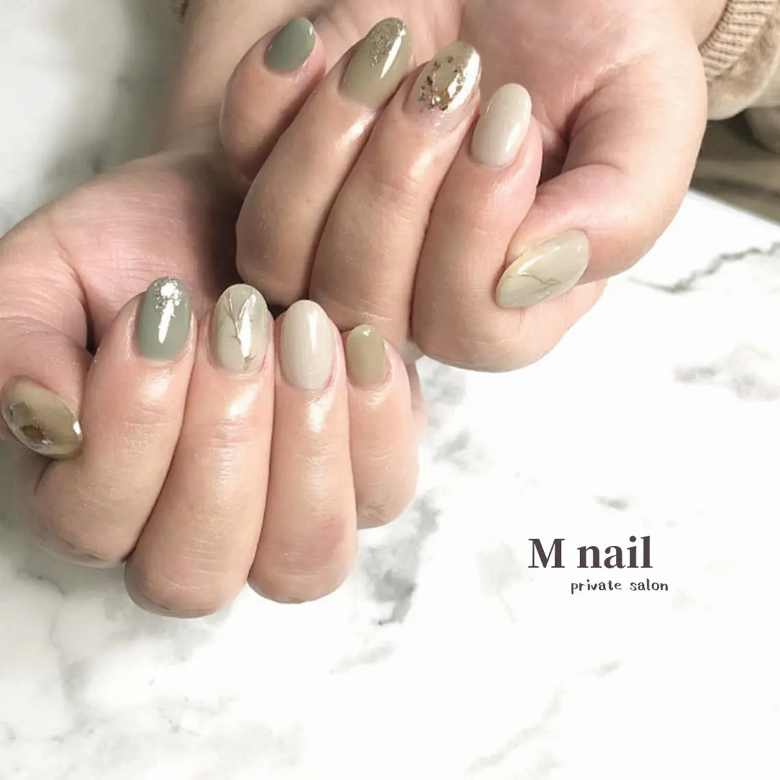 ネイル ハンドネイル M nailのネイルデザイン