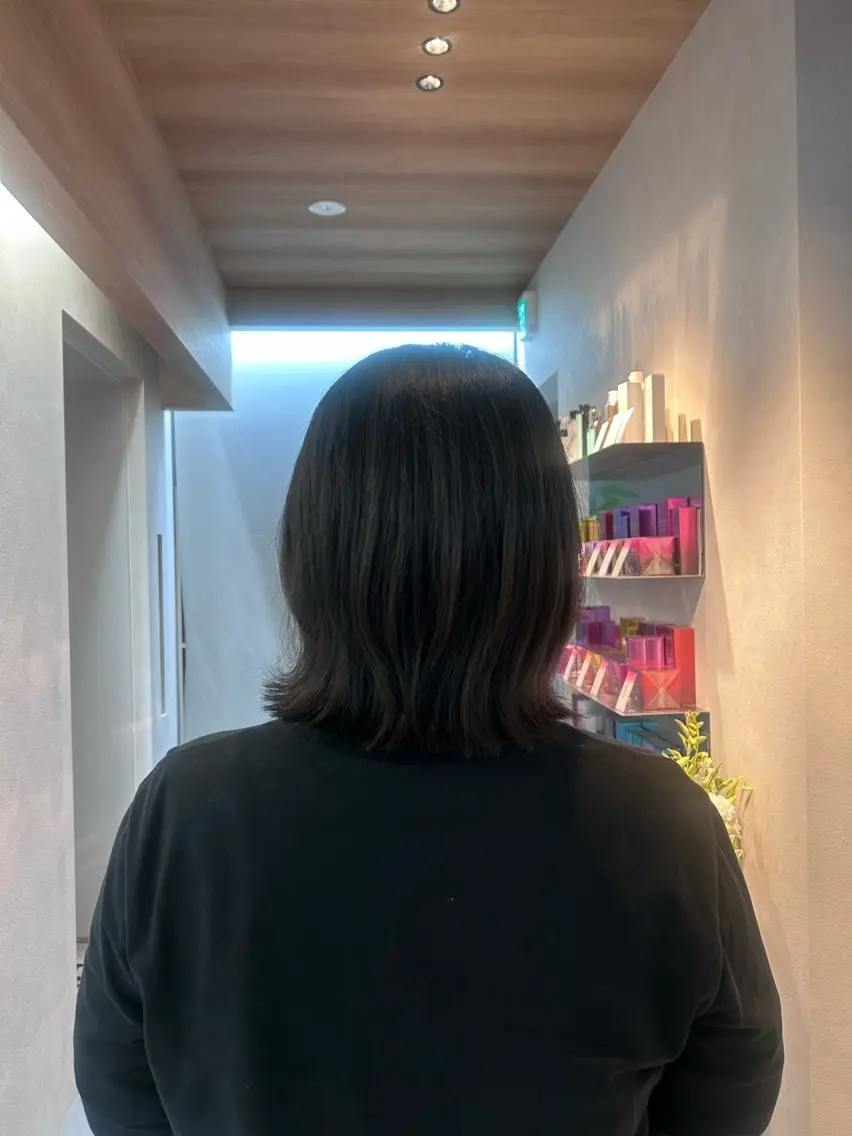 ミディアム カット トリートメント ヘッドスパ RINO LAMINのヘアスタイル