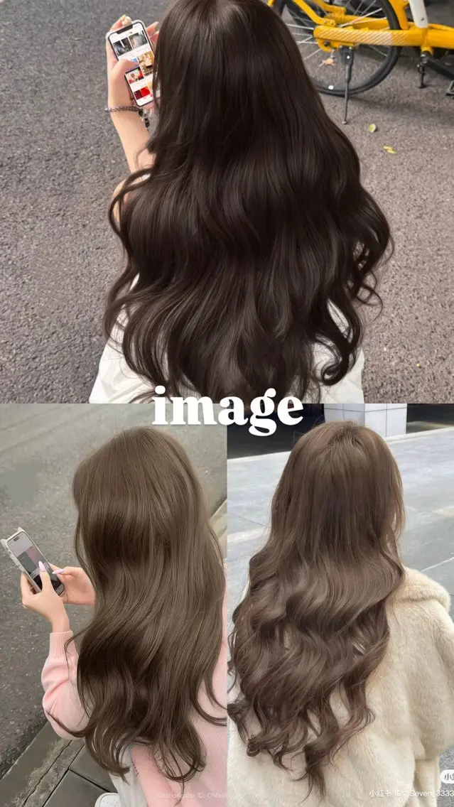ロング カラー アッシュ アッシュブラウン ブラウンカラー 透明感カラー オリーブカラー ヘアカラー 透明感カラー🩵/ 烏丸御池/小島雄太のヘアスタイル