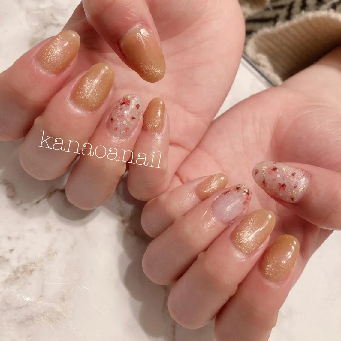 ネイル 地爪育成💅 kanaoanailのネイルデザイン