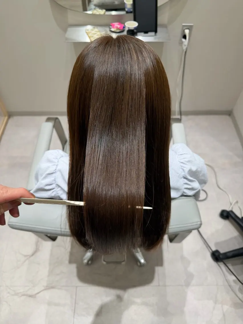 【いつでもお得】カラーリタッチ(白髪染め可)+カットの写真