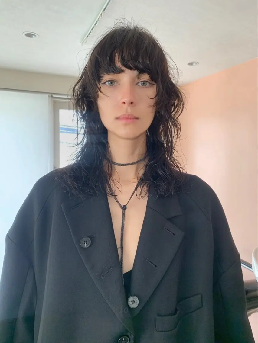ミディアム 山田 京介のヘアスタイル
