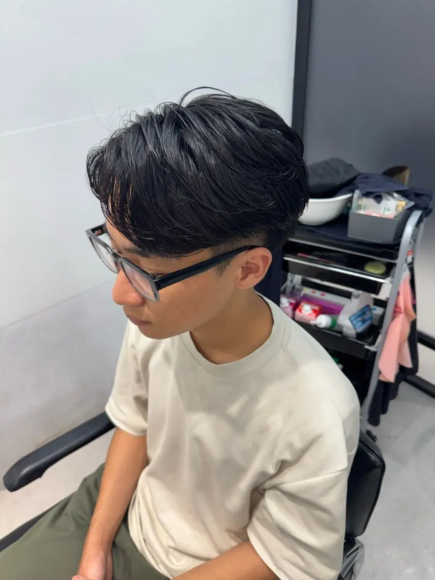 ショート パーマ ヘアアレンジ メンズ カット パーマ ヘアセット 🔥メンズ特化🔥 木村 祐太のヘアスタイル