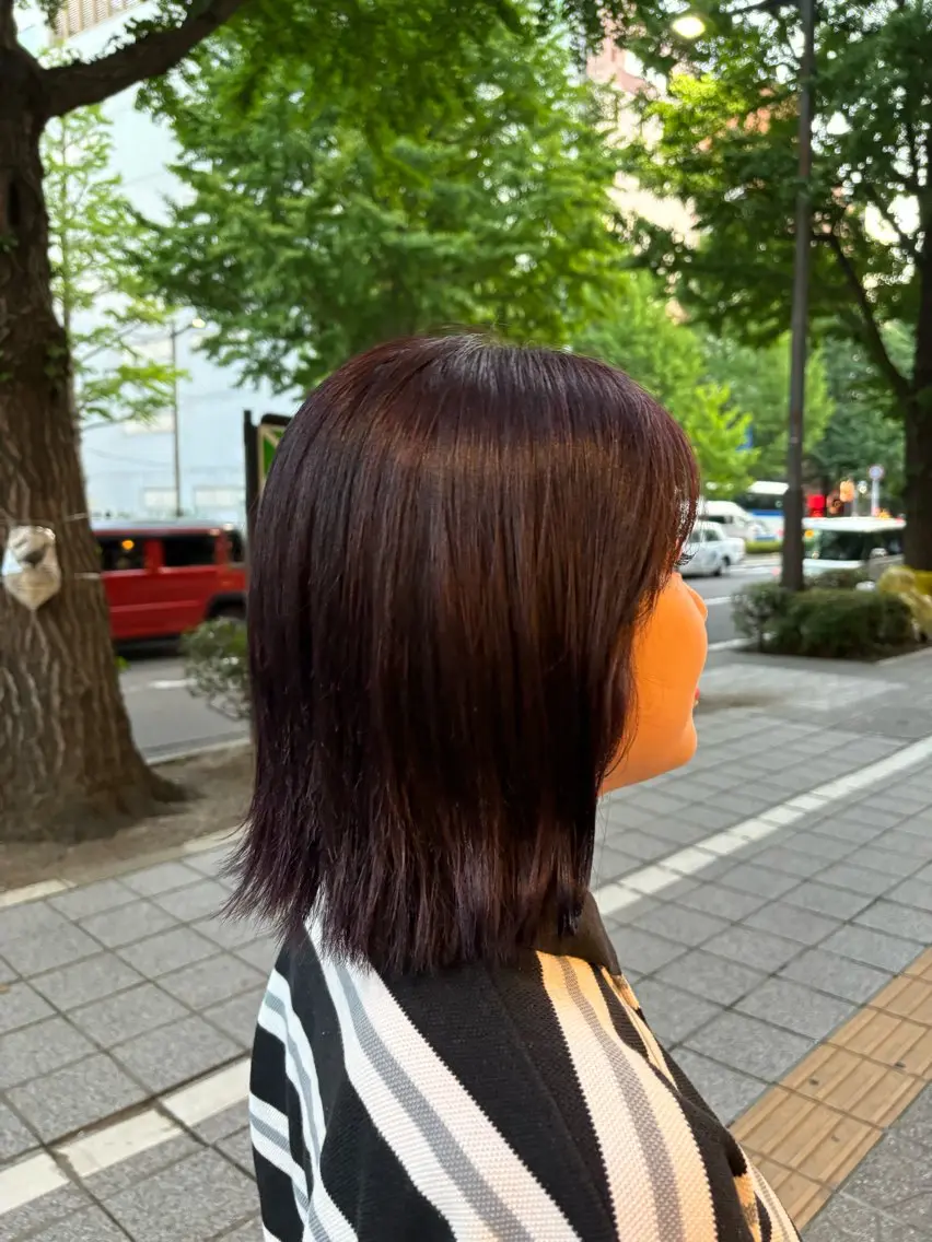 ミディアム カラー カット ヘアカラー 🍓ハイトーンカラー 🎀nene🍓のヘアスタイル