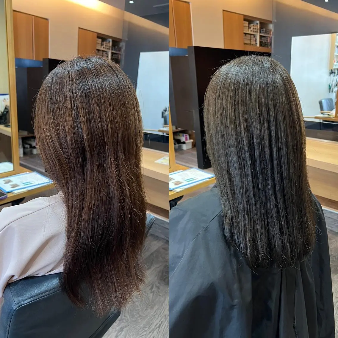 セミロング カット ヘアカラー 美容室 LA BEAU大塚店のヘアスタイル