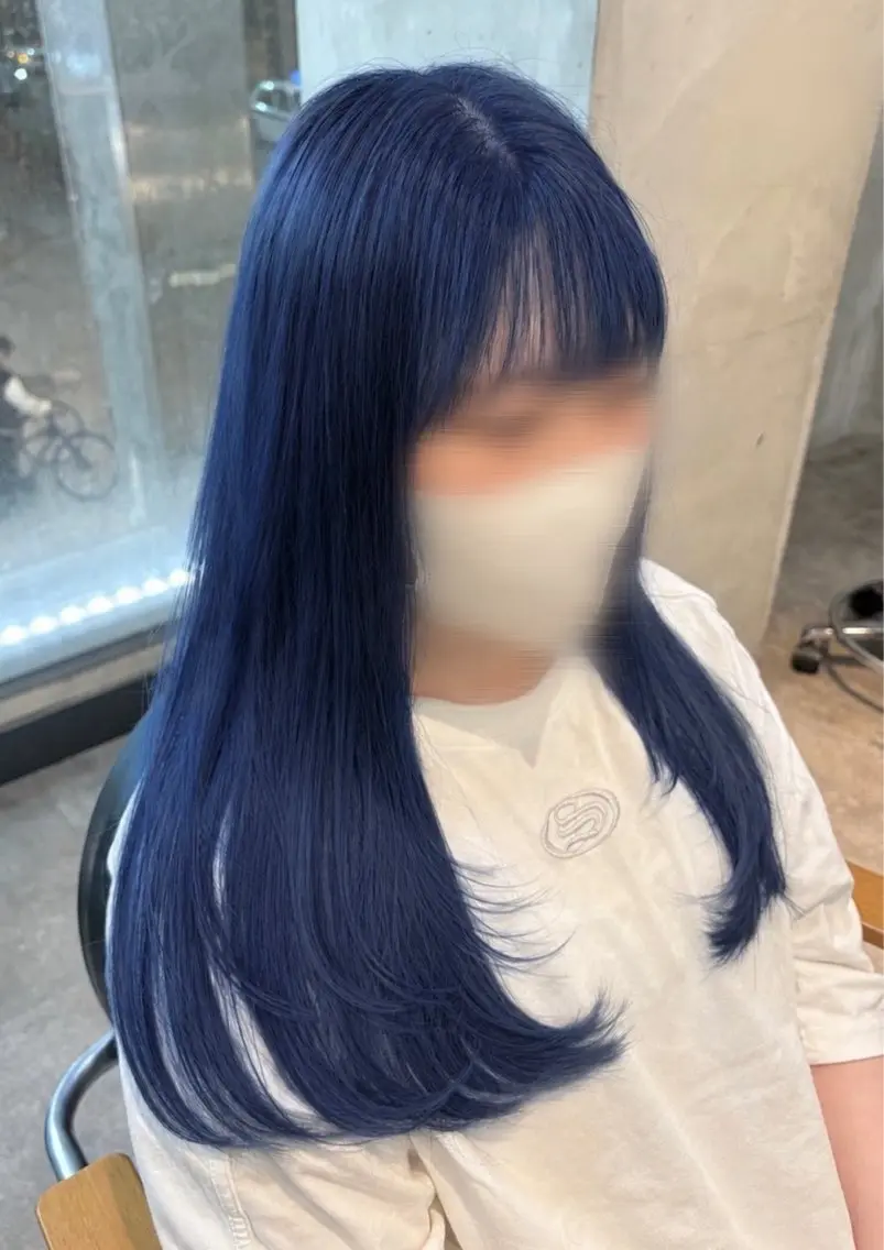 ロング カラー c h i h i r oのヘアスタイル
