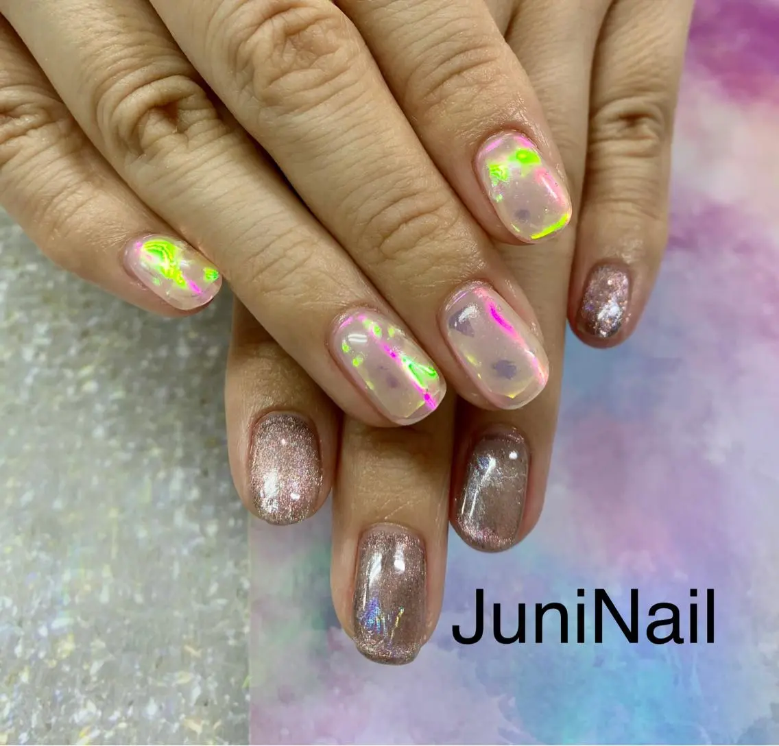 ネイル ハンドネイル JuniNail 주니네일🇰🇷suのネイルデザイン