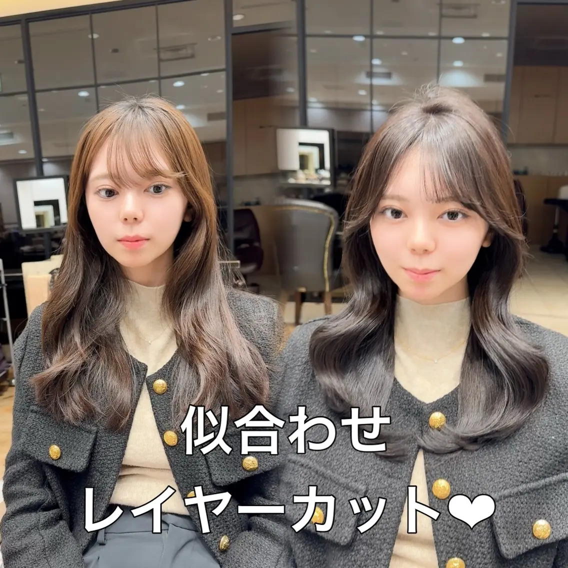 ロング カット ヘアカラー トリートメント 銀座/レイヤー 顔周りカット溝手優太のヘアスタイル