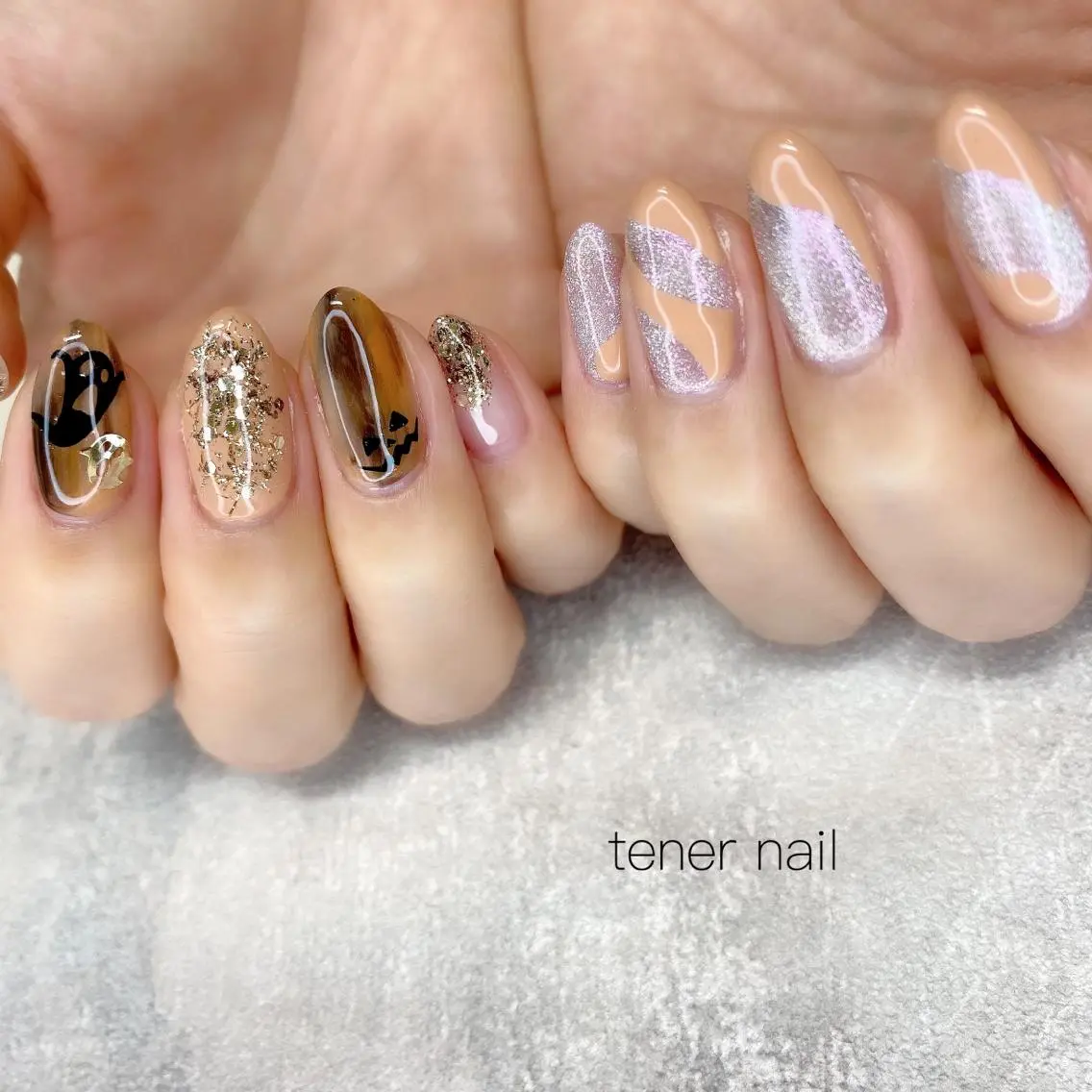 ネイル ハロウィン テネルネイル tener nailのネイルデザイン