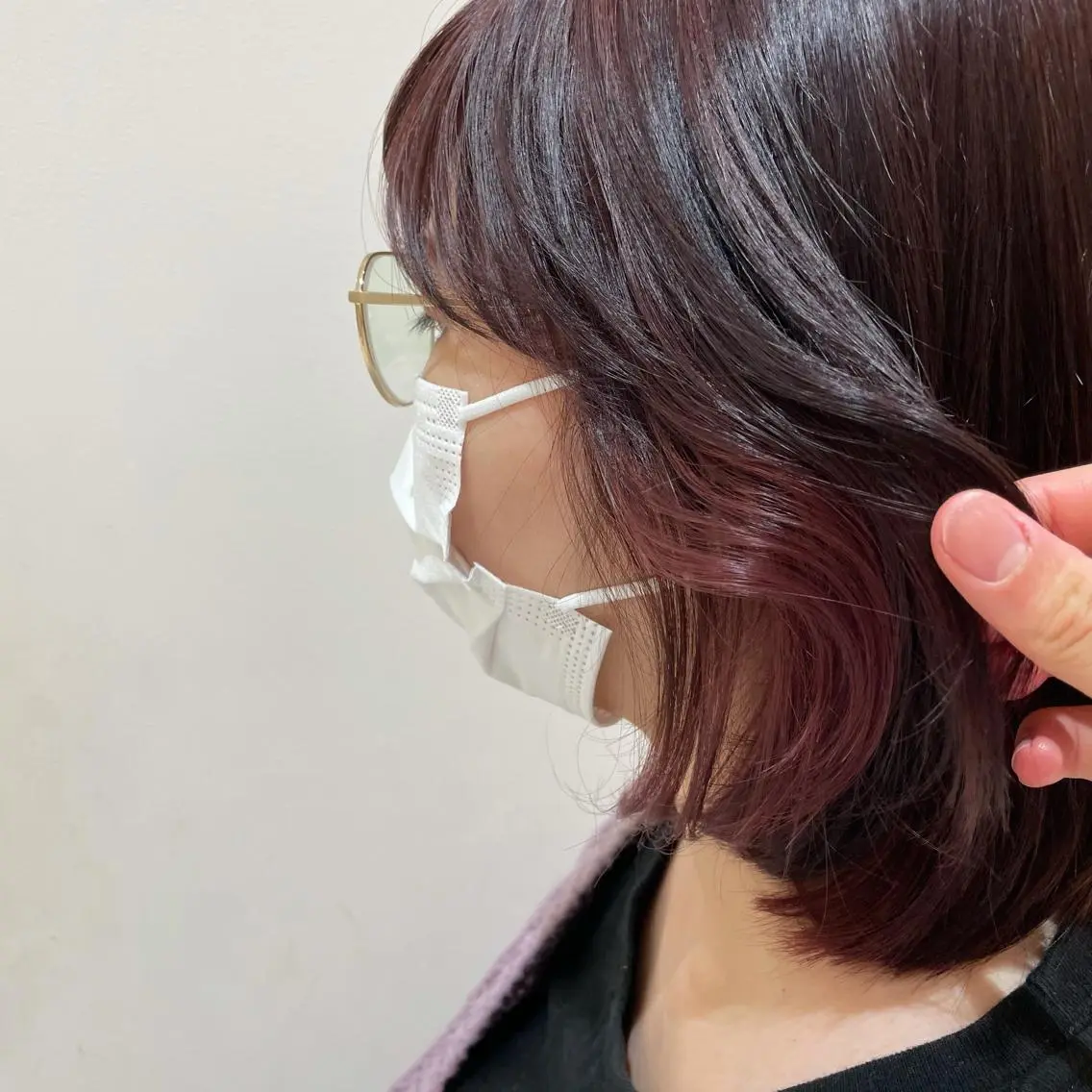 ミディアム カラー 大橋 芽衣のヘアスタイル