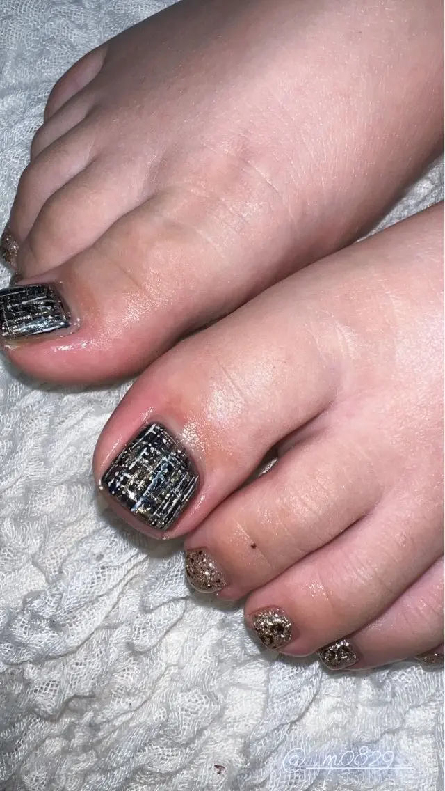 ネイル ツイードネイル coco nailのネイルデザイン