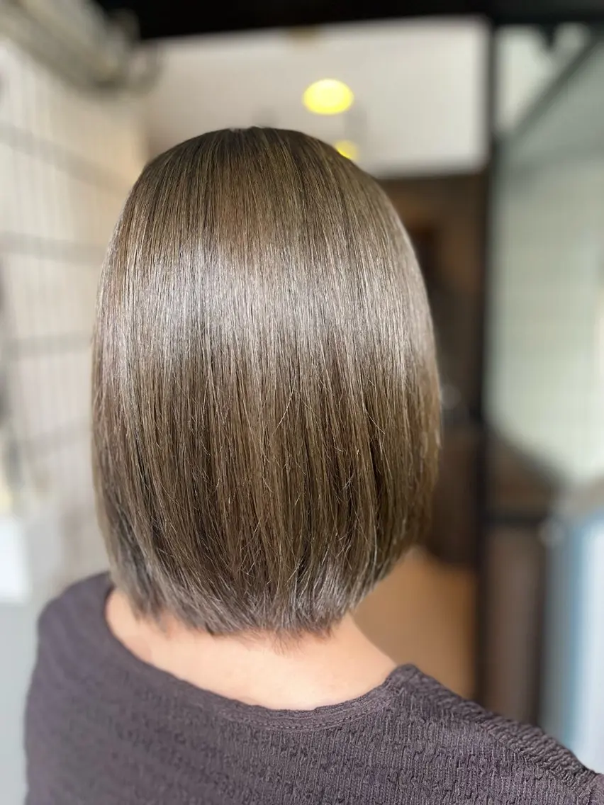 ミディアム カット ヘアカラー 本八幡💫モデル募集 kanatoのヘアスタイル