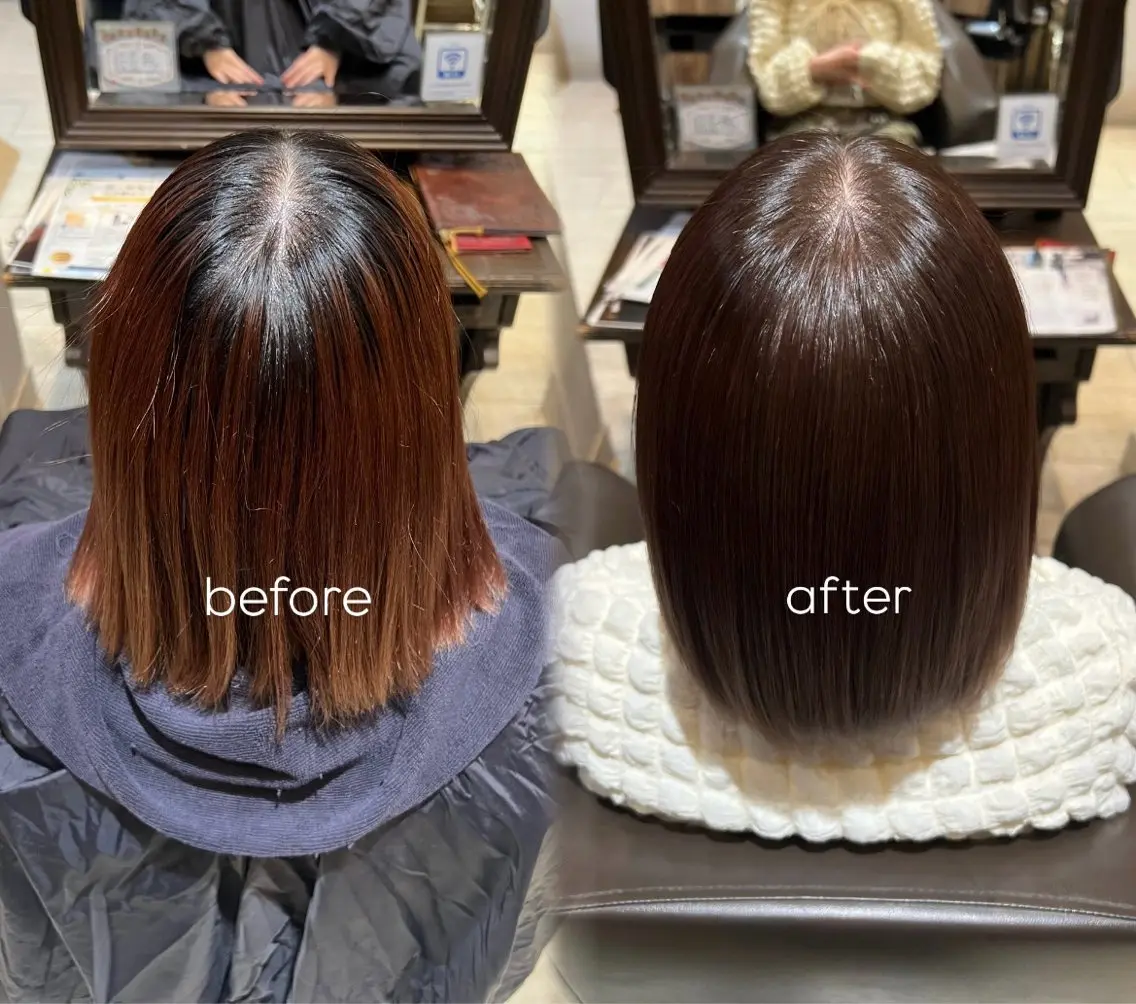 ミディアム 谷中 遥海のヘアスタイル