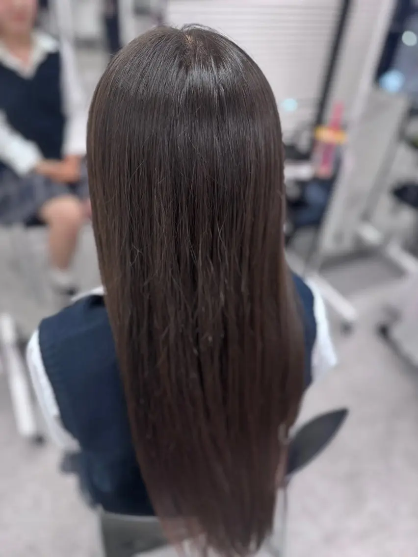 ロング 縮毛矯正 透明感カラー/ chinatsuのヘアスタイル