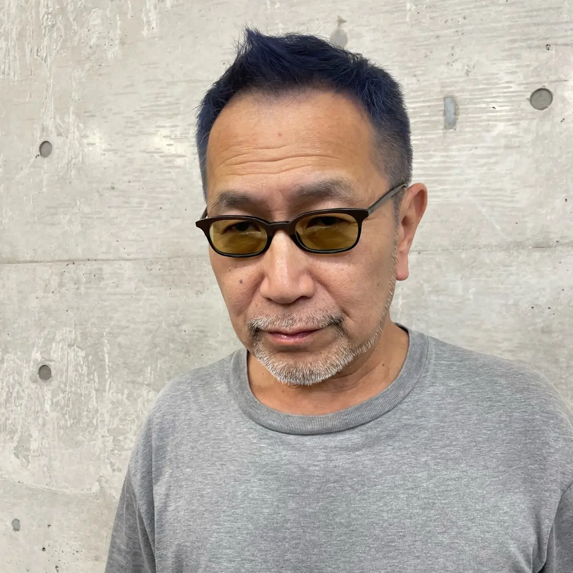 ショート カラー メンズ モヒカン ソフトモヒカン アッシュ RITSUKI横浜 メンズ特化😎のヘアスタイル